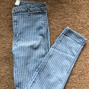 H&M striped jeans